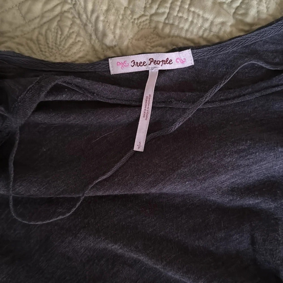 free people long sleeve off the shoulder sooo cute suze small oversized - Picture 3 of 5